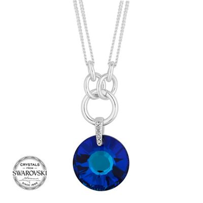 Bermuda blue necklace MADE WITH SWAROVSKI CRYSTALS